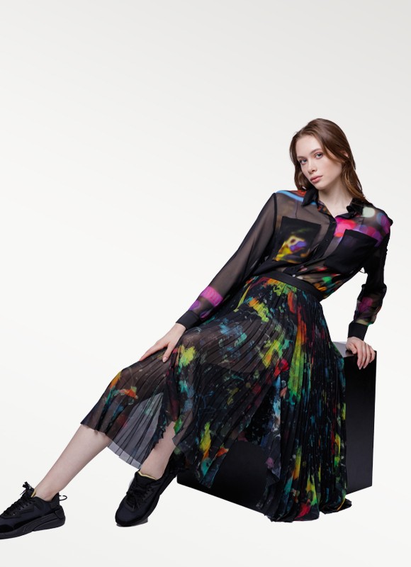 Multicolored Dress for Women