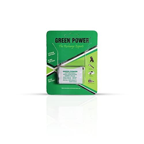 Green Power® 3.6V, 600 mAh Nickel–Metal Hydride (Ni-MH) Battery | Battery for Security Equipments & Cordless Phones (3.6V, 600 mAh)