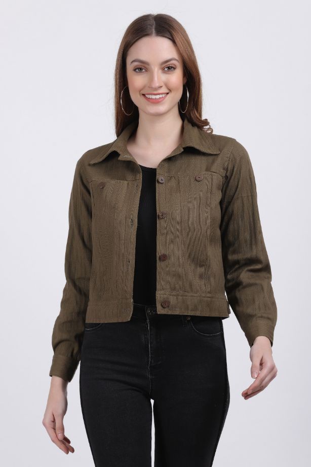 TRUCKER ORGANIC COTTON JACKET KABUL COLOR