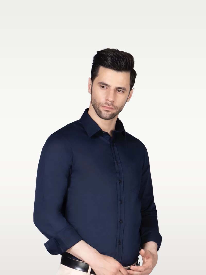 Entellus | Slim Fit Shirt (Blue)