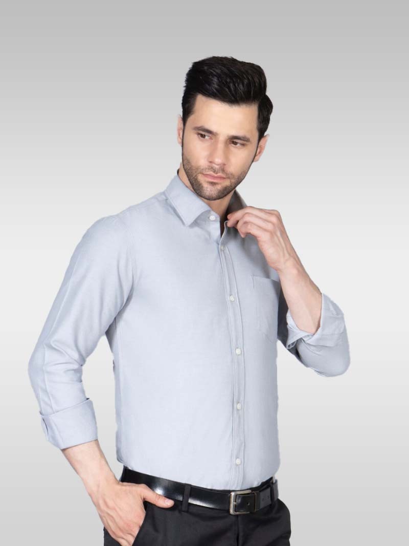 Slim Fit Shirt (Grey)