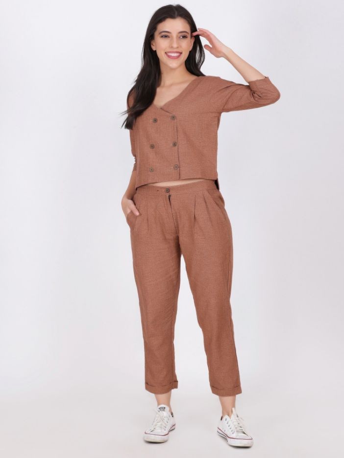 DAINA COTTON LINEN CO-ORD SET