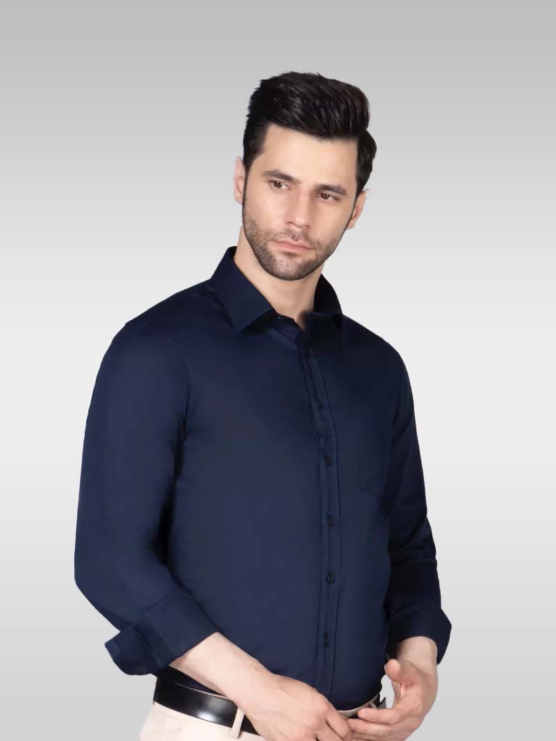 Slim Fit Shirt (Blue)